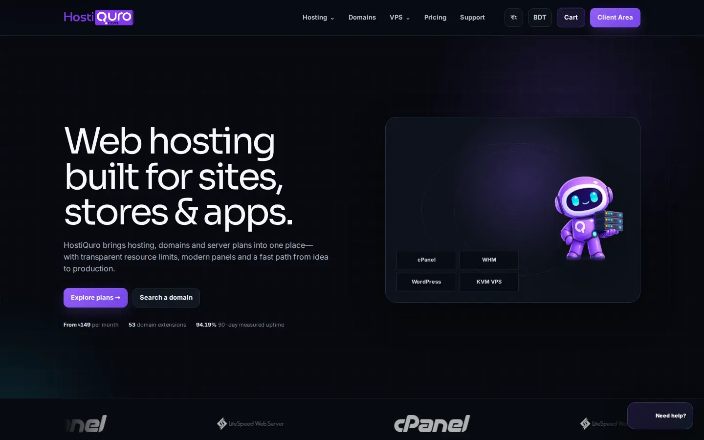 HostiQuro screenshot