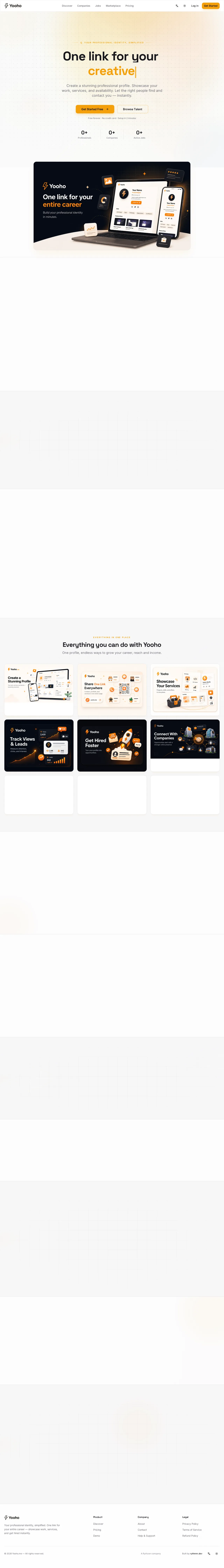 The whole marketing page in one capture, top to footer.